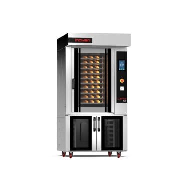 LEFKE 10 TEPSİLİ ELEKTRİKLİ DÖNERLİ KONVEKSİYONLU MAYALANDIRMALI FIRIN