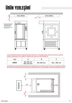 LEFKE 10 TEPSİLİ GAZLI DÖNERLİ KONVEKSİYONLU SEHPALI FIRIN