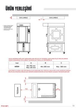 LEFKE 9 TEPSİLİ GAZLI KONVEKSİYONLU MAYALANDIRMALI FIRIN