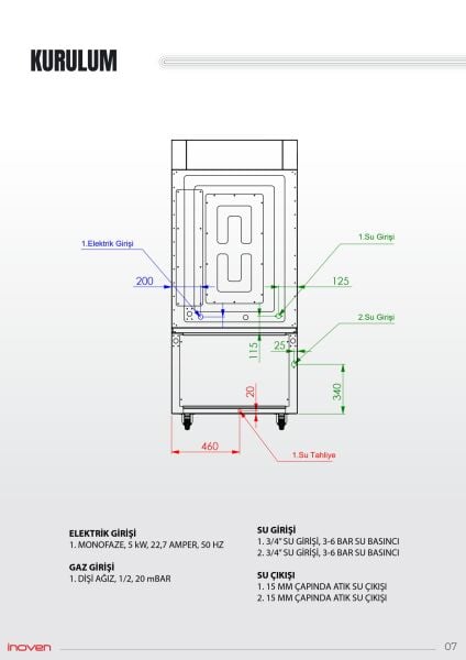 LEFKE 9 TEPSİLİ GAZLI KONVEKSİYONLU MAYALANDIRMALI FIRIN