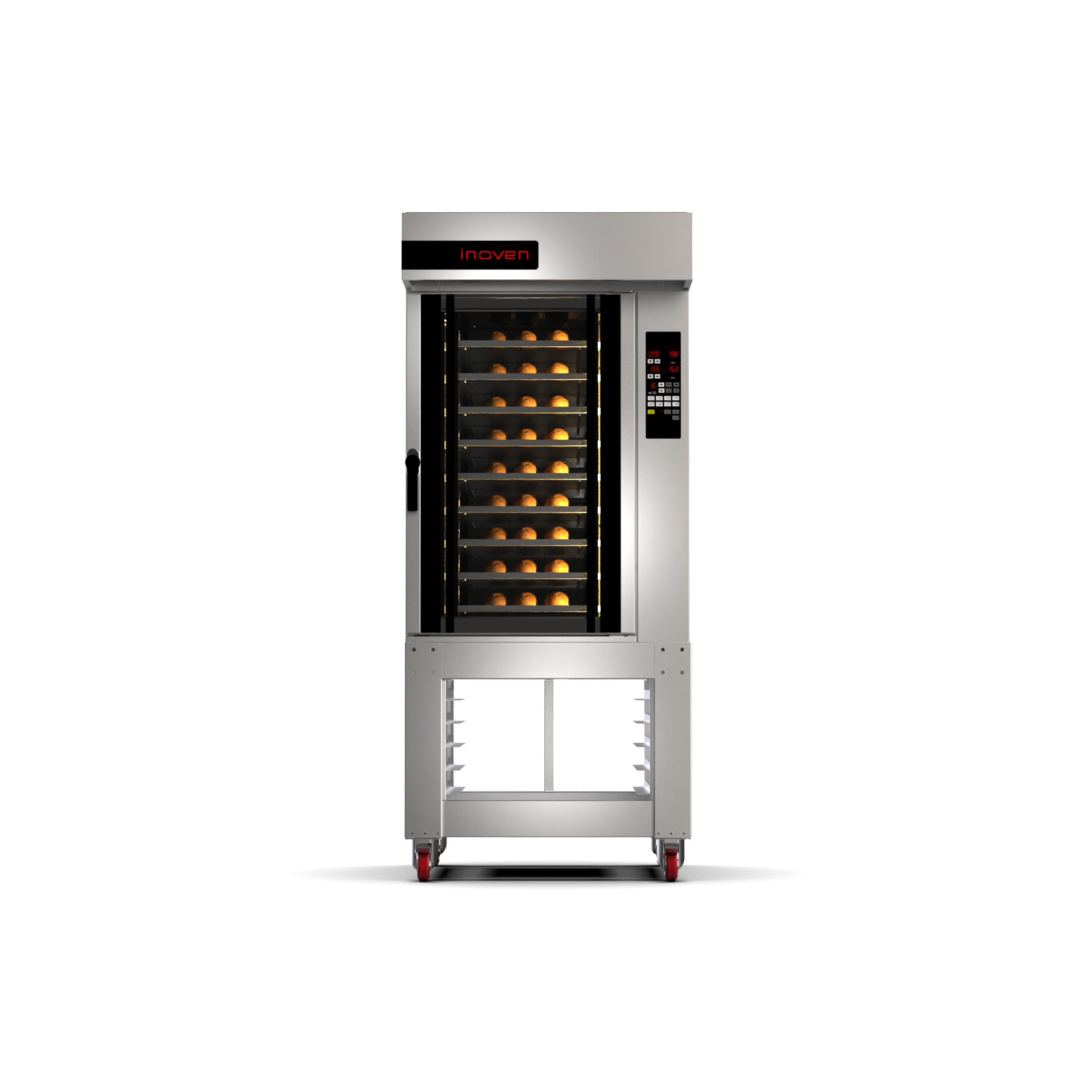 LEFKE 9 TEPSİLİ GAZLI KONVEKSİYONLU SEHPALI FIRIN