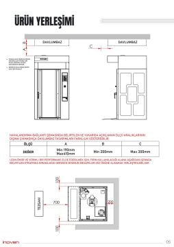 NICEA 15 TEPSİLİ ELEKTRİKLİ DÖNER ARABALI KONVEKSİYONLU FIRIN