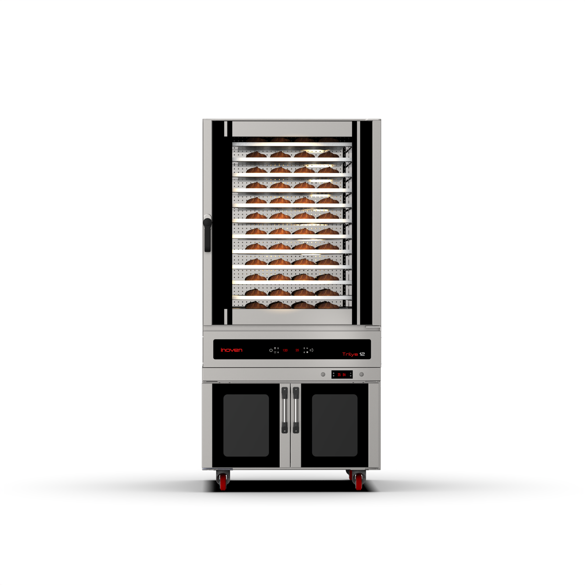 TRİLYE 12 TEPSİLİ ELEKTRİKLİ KONVEKSİYONLU MAYALANDIRMALI FIRIN
