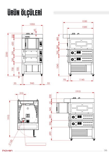 ARTOS ÇOK AMAÇLI 5+4 SEHPALI FIRIN