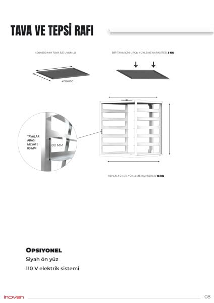 ARTOS ÇOK AMAÇLI 5+2 SEHPALI FIRIN