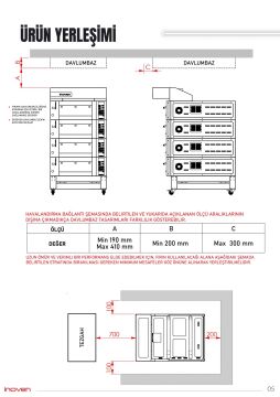KOZA 60X80 4 KATLI TAŞ TABANLI SEHPALI FIRIN