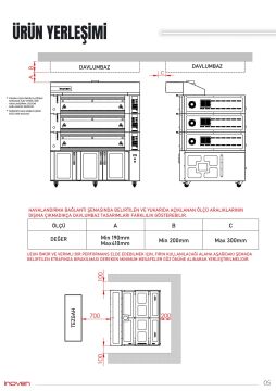 KOZA 120X80 3 KATLI TAŞ TABANLI MAYALANDIRMALI FIRIN
