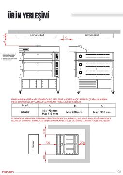 KOZA 120X120 3 KATLI TAŞ TABANLI SEHPALI FIRIN