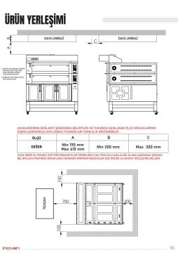 KOZA 120X120 2 KATLI TAŞ TABANLI MAYALANDIRMALI FIRIN