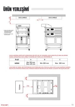 KOZA 60X80 2 KATLI TAŞ TABANLI MAYALANDIRMALI FIRIN