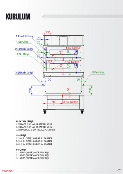 KOZA 60X80 2 KATLI TAŞ TABANLI MAYALANDIRMALI FIRIN
