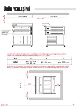 KOZA 120X120 2 KATLI TAŞ TABANLI SEHPALI FIRIN