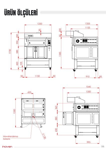 KOZA 80X60 1 KATLI TAŞ TABANLI MAYALANDIRMALI FIRIN