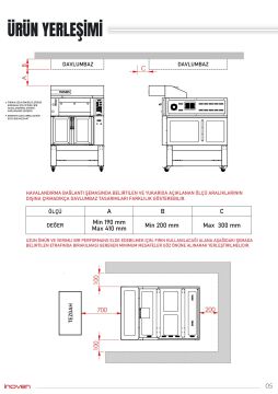 KOZA 60X80 1 KATLI TAŞ TABANLI MAYALANDIRMALI FIRIN