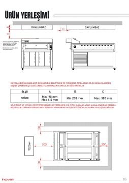 KOZA 120X200 1 KATLI TAŞ TABANLI SEHPALI FIRIN