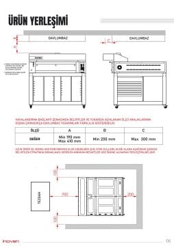 KOZA 120X120 1 KATLI TAŞ TABANLI SEHPALI FIRIN