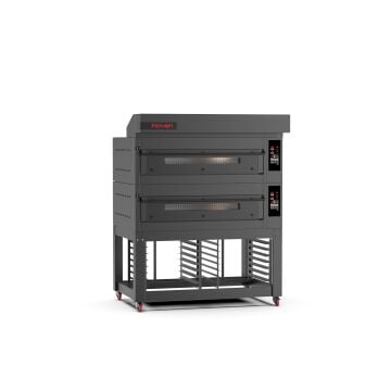 MONTANİA 2 KATLI 120X80 GAZLI SEHPALI TAŞ TABAN FIRIN