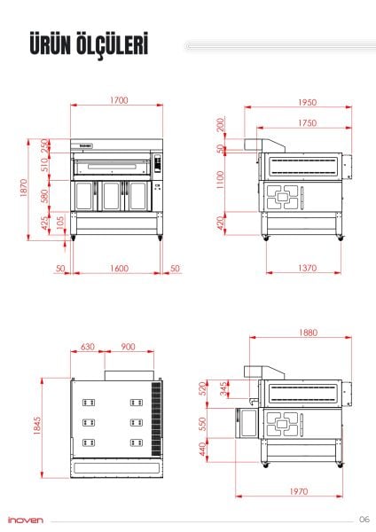 MONTANİA 1 KATLI 120X120 GAZLI MAYALANDIRMALI TAŞ TABAN FIRIN