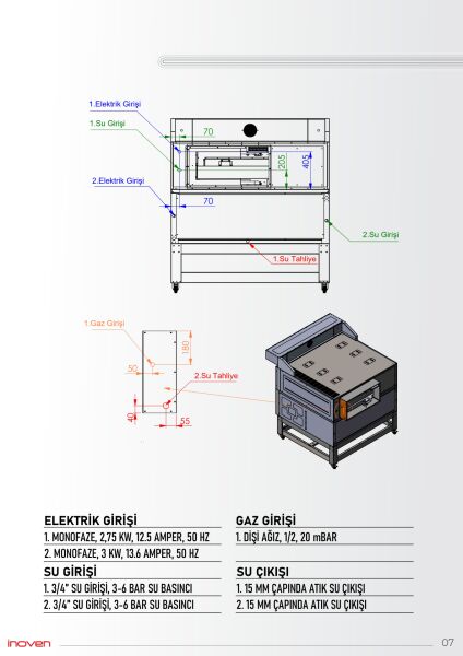 MONTANİA 1 KATLI 120X120 GAZLI MAYALANDIRMALI TAŞ TABAN FIRIN