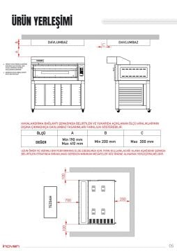 MONTANİA 1 KATLI 120X80 GAZLI SEHPALI TAŞ TABAN FIRIN