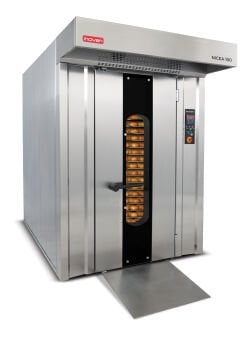 NİCEA-100 8-16 TEPSİLİ DÖNER ARABALI ELEKTRİKLİ KONVEKSİYONLU FIRIN