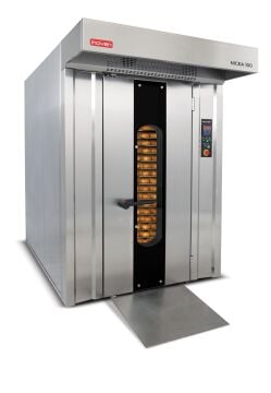 NİCEA-100 8-16 TEPSİLİ DÖNER ARABALI GAZLI KONVEKSİYONLU FIRIN