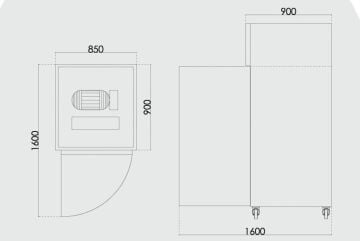 40 TEPSİ KAPASİTELİ DİK DOLABI ( 0 / -18 Derece )